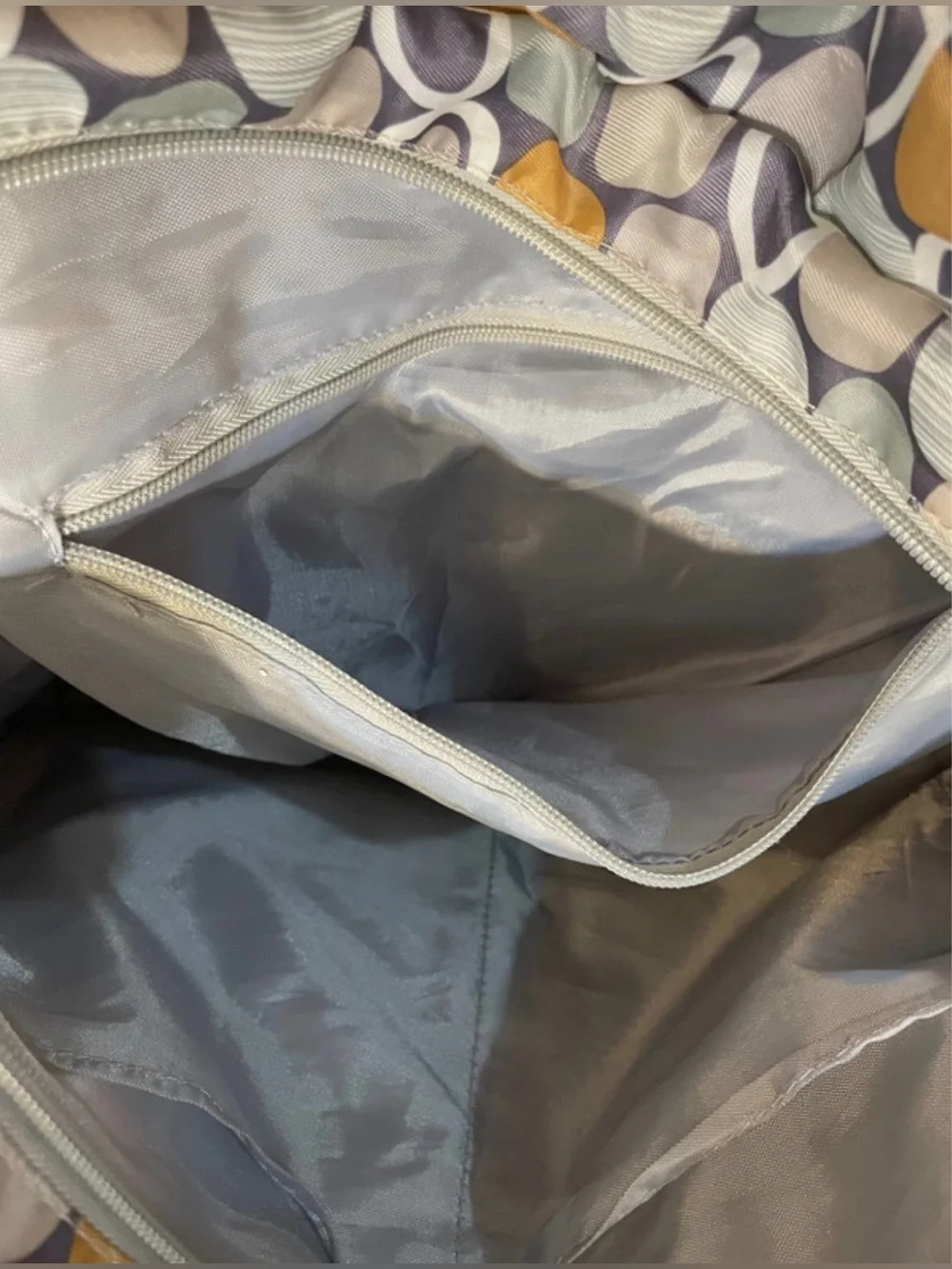 Baby Sky Multi-Pocket Geometric Diaper Bag Tote Crossbody